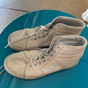worn high top vans